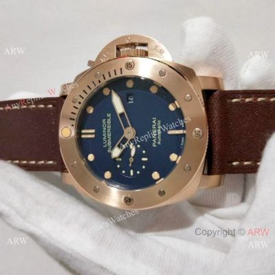 Best Replica Panerai Luminor Submersible ROSE GOLD Watch - PAM 671